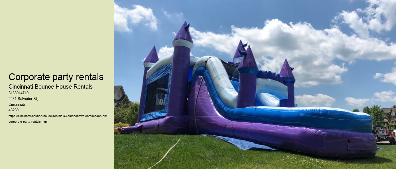 Corporate party rentals