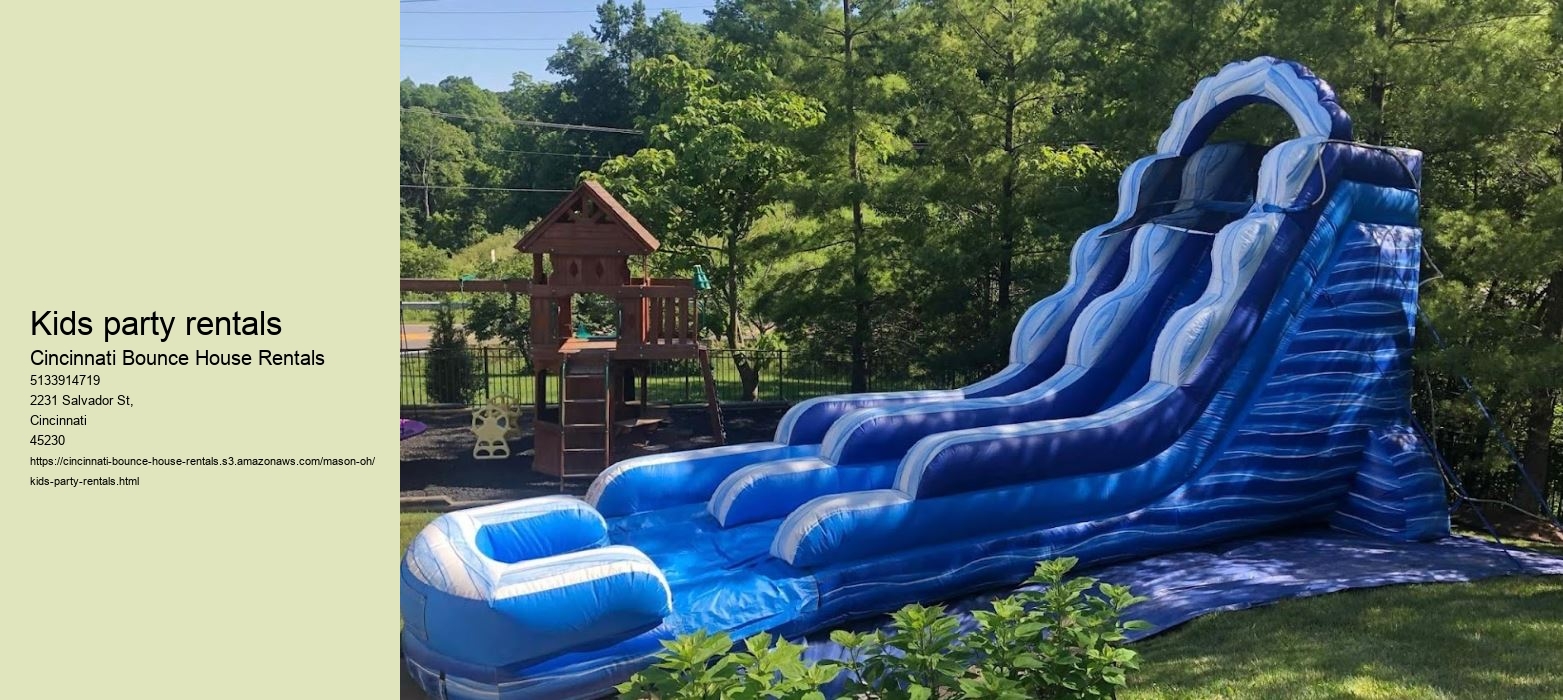 Kids party rentals