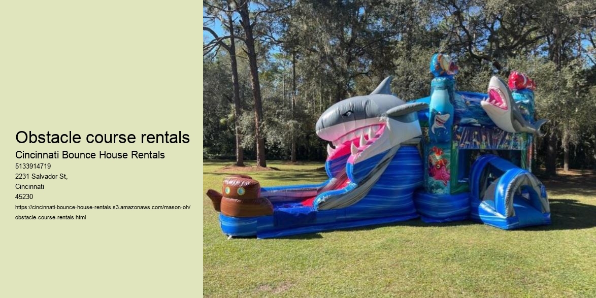 Obstacle course rentals