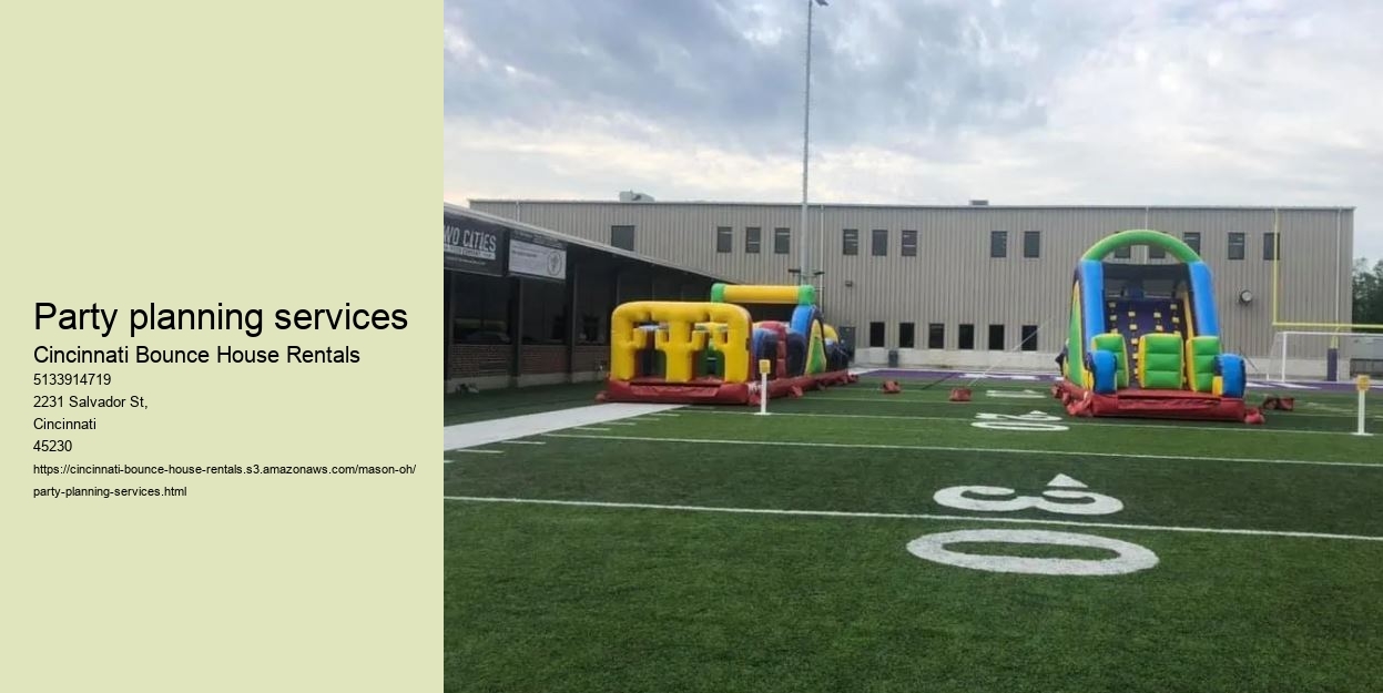 Party planning services
